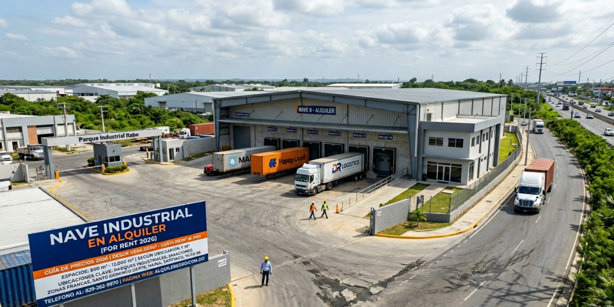 Read more about the article ¿Cuánto cuesta alquilar una nave industrial en República Dominicana? (Guía 2026)